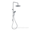 Chrome-plated Brass Wall-mounted Shower Set